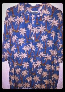 Men's Moda Campia Moda Rayon Shirt Size Large